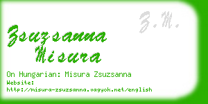 zsuzsanna misura business card